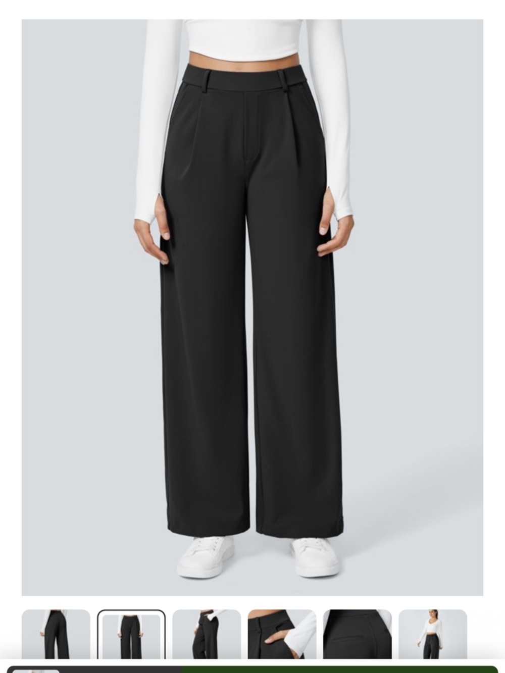 HALARA flex day stretch high-waisted straight leg work pants